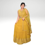 Golden Radiance: The Yellow Lehenga